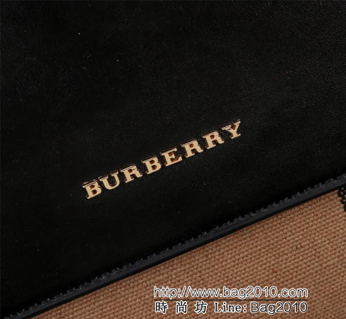 BURBERRY巴寶莉 2018最新 格紋帆布 女士手提包 39906  Bhq1061